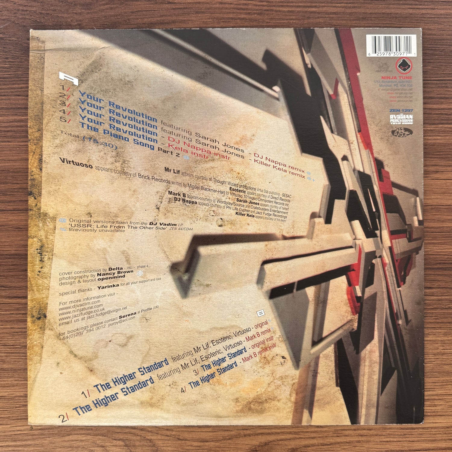 DJ Vadim – Your Revolution / The Higher Standard Japan Vinyl