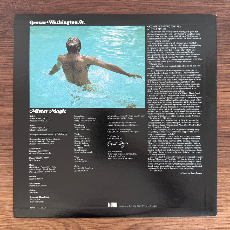 Grover Washington, Jr. – Mister Magic