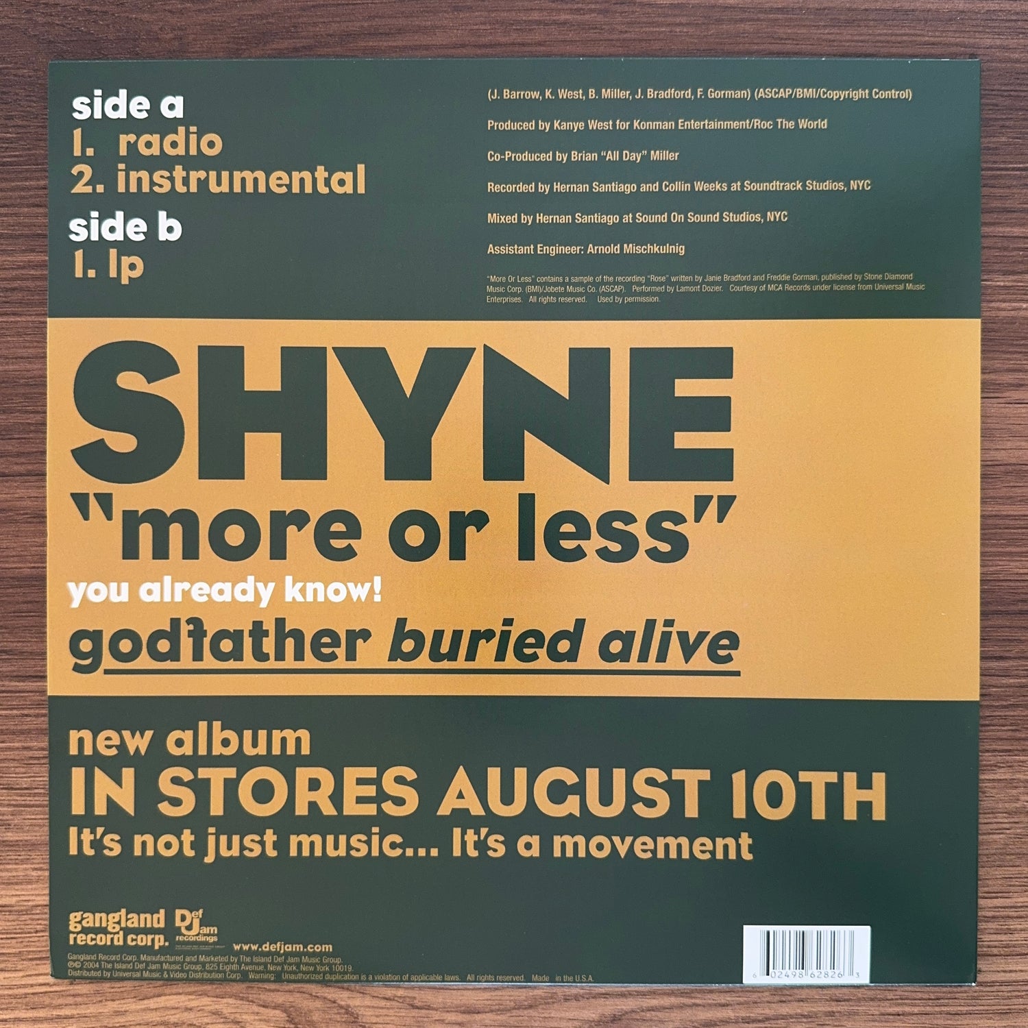 Shyne – More Or Less