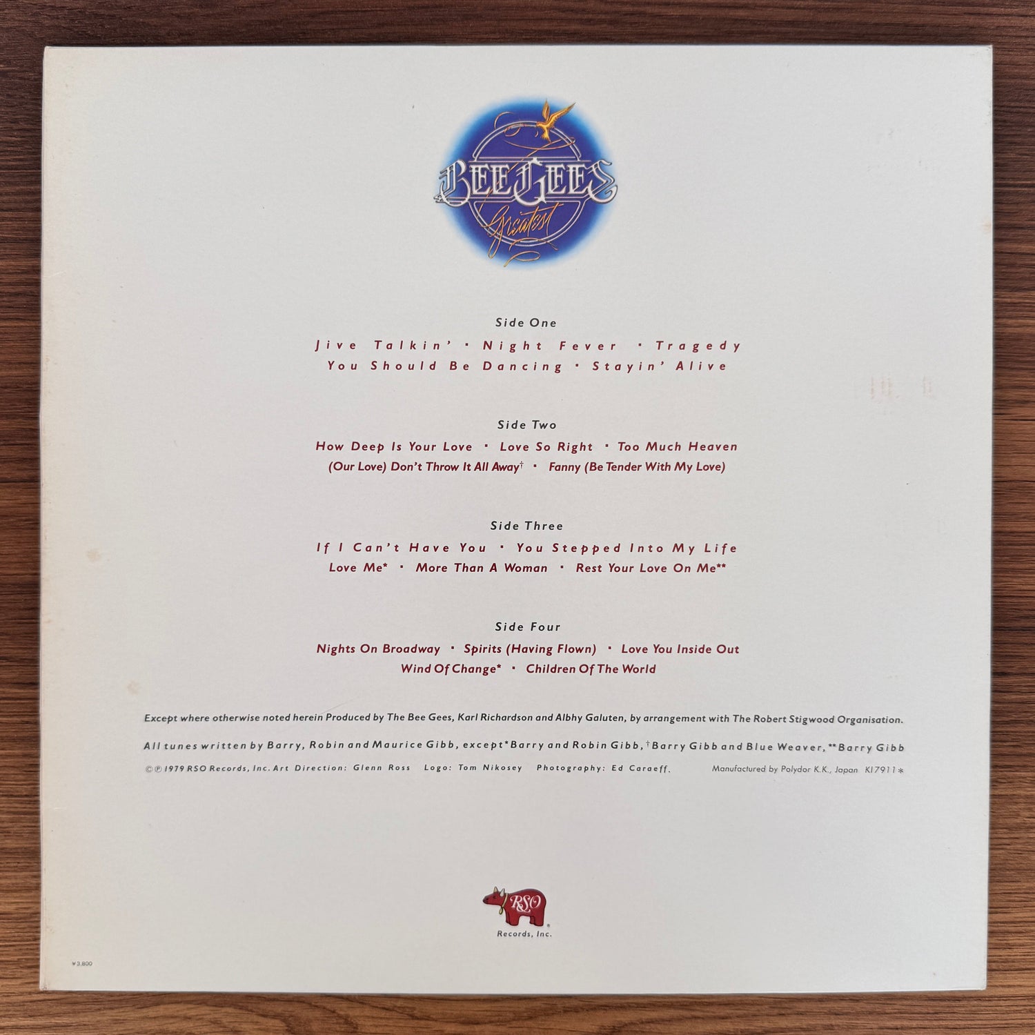 Bee Gees – Greatest Japan Vinyl