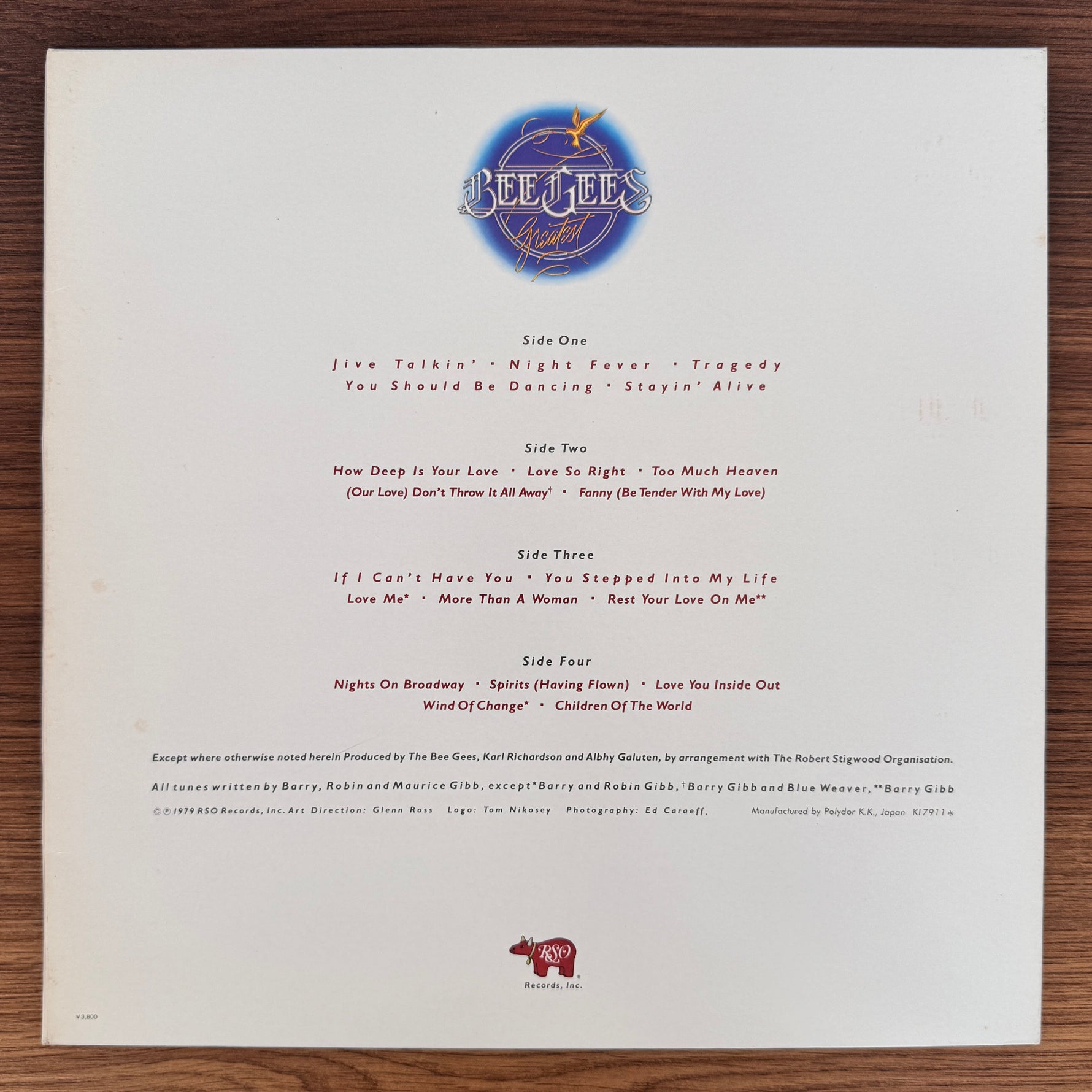 Bee Gees – Greatest Japan Vinyl