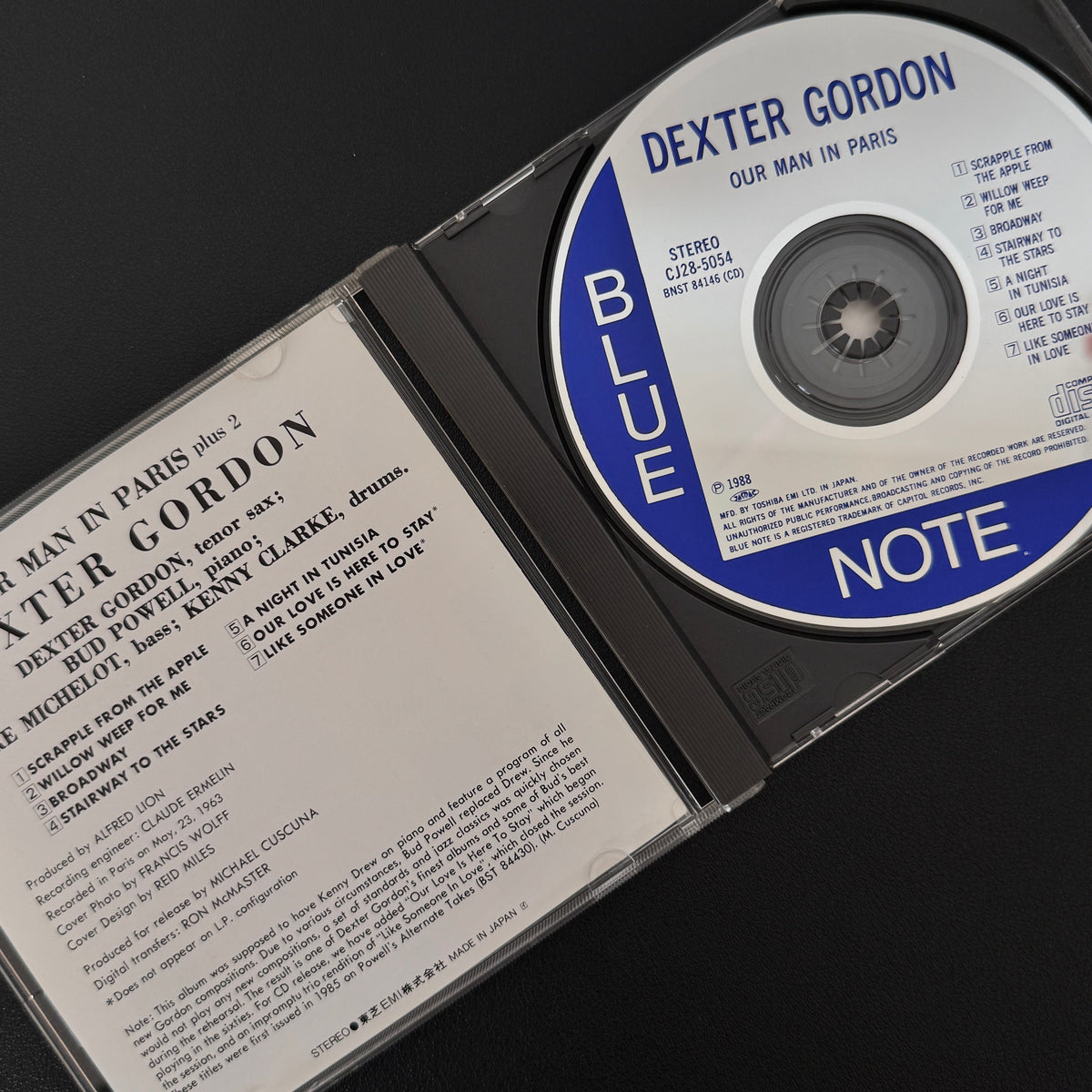 Dexter Gordon – Our Man In Paris CD Japan Vinyl
