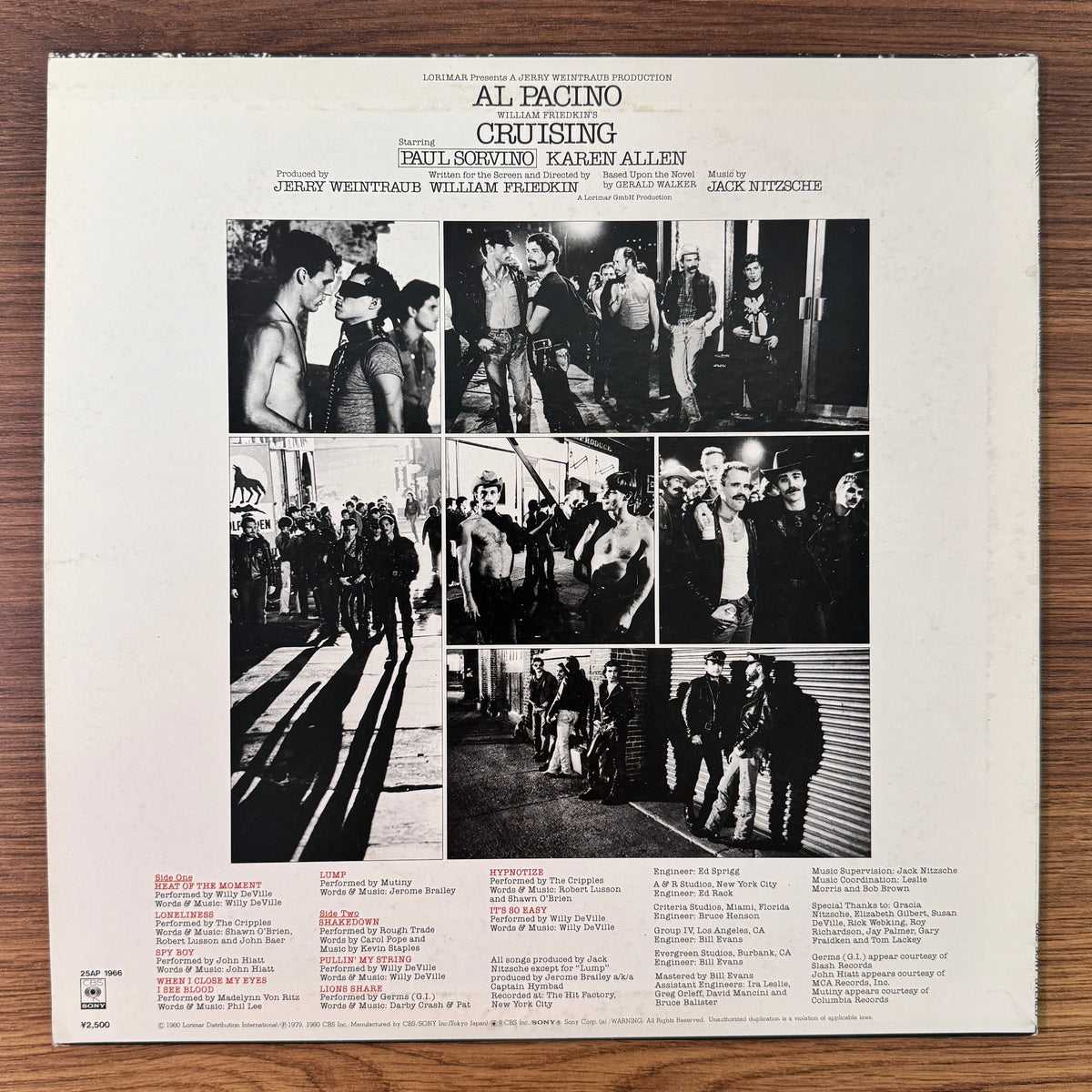 Cruising Original Soundtrack Japan Vinyl