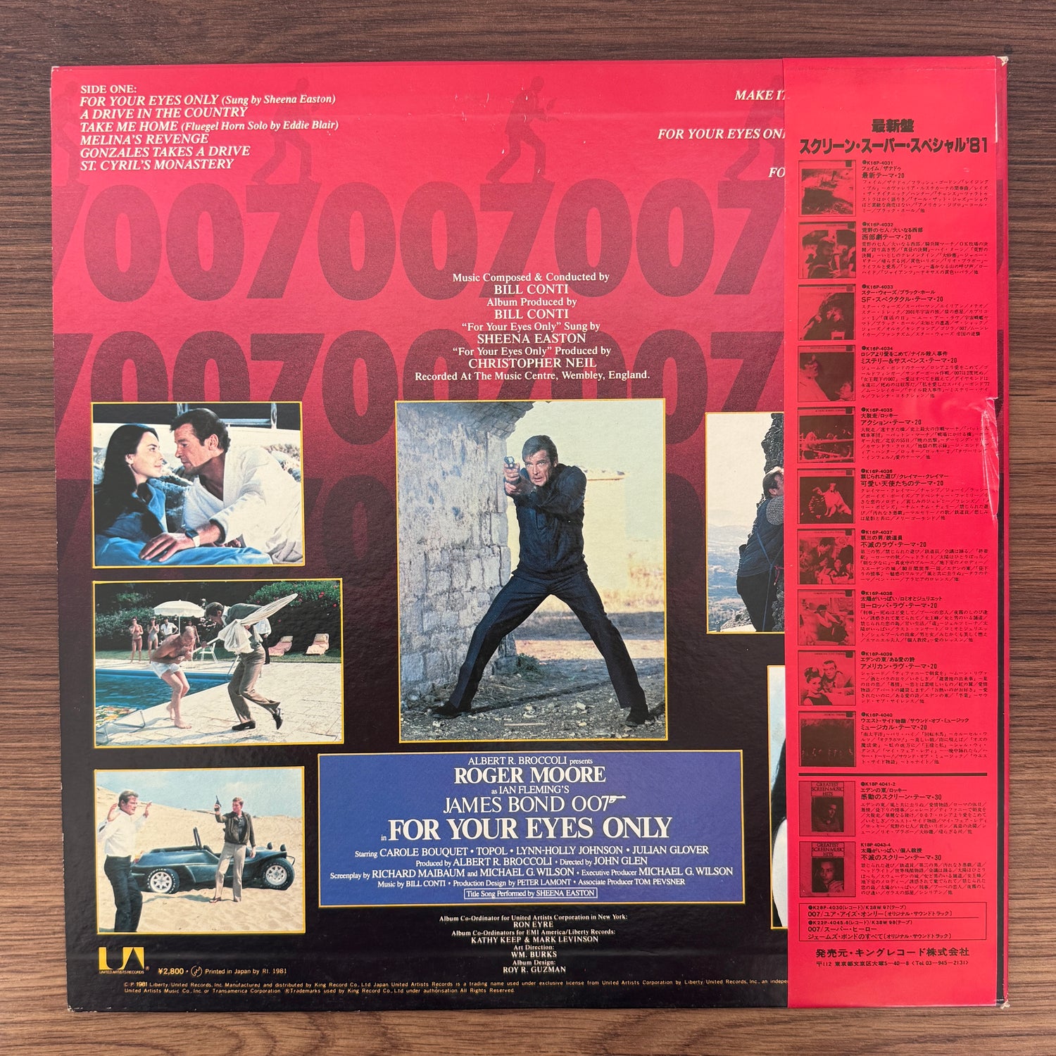 Bill Conti – For Your Eyes Only Original Soundtrack
