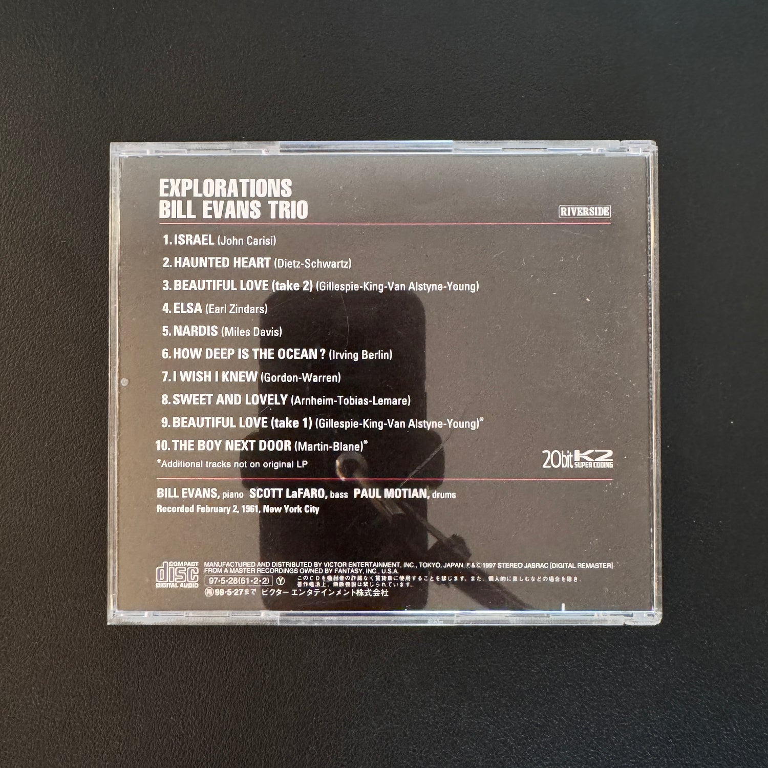 Bill Evans Trio – Explorations CD