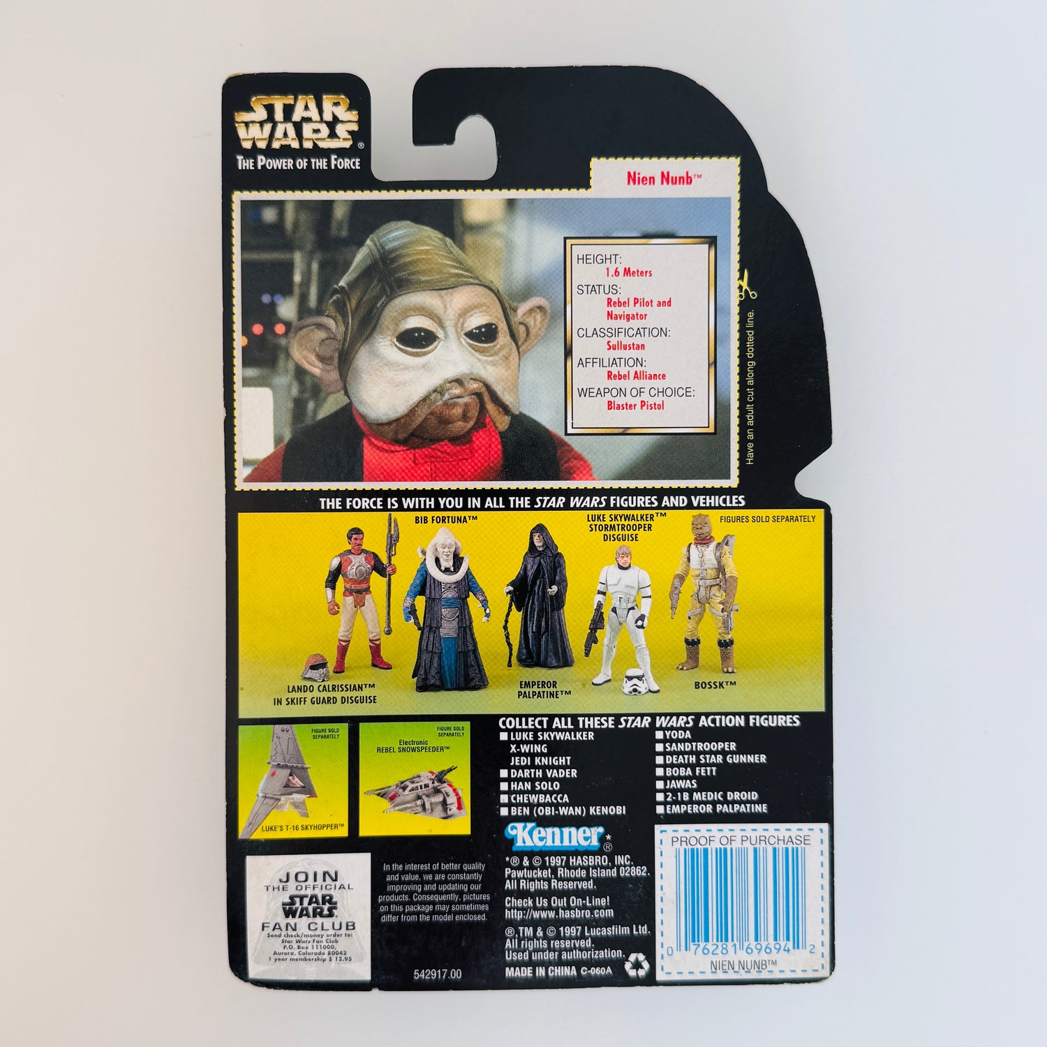Nien Nunb Figure | Star Wars The Power of the Force
