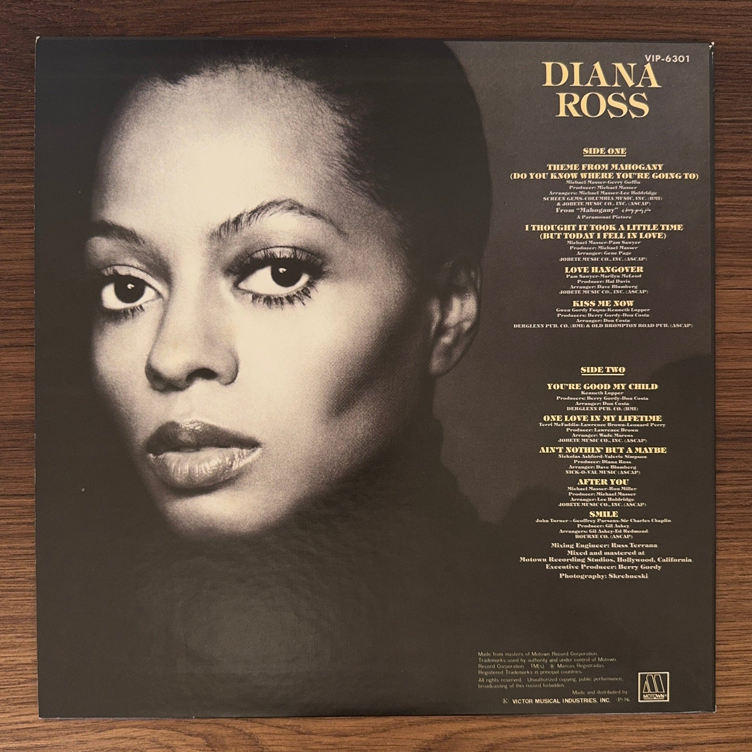 Diana Ross – Diana Ross Japan Vinyl