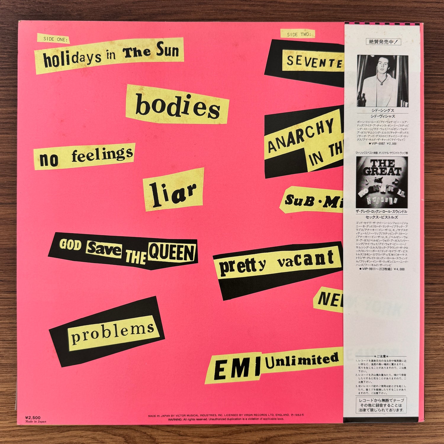 Sex Pistols – Never Mind The Bollocks Here's The Sex Pistols