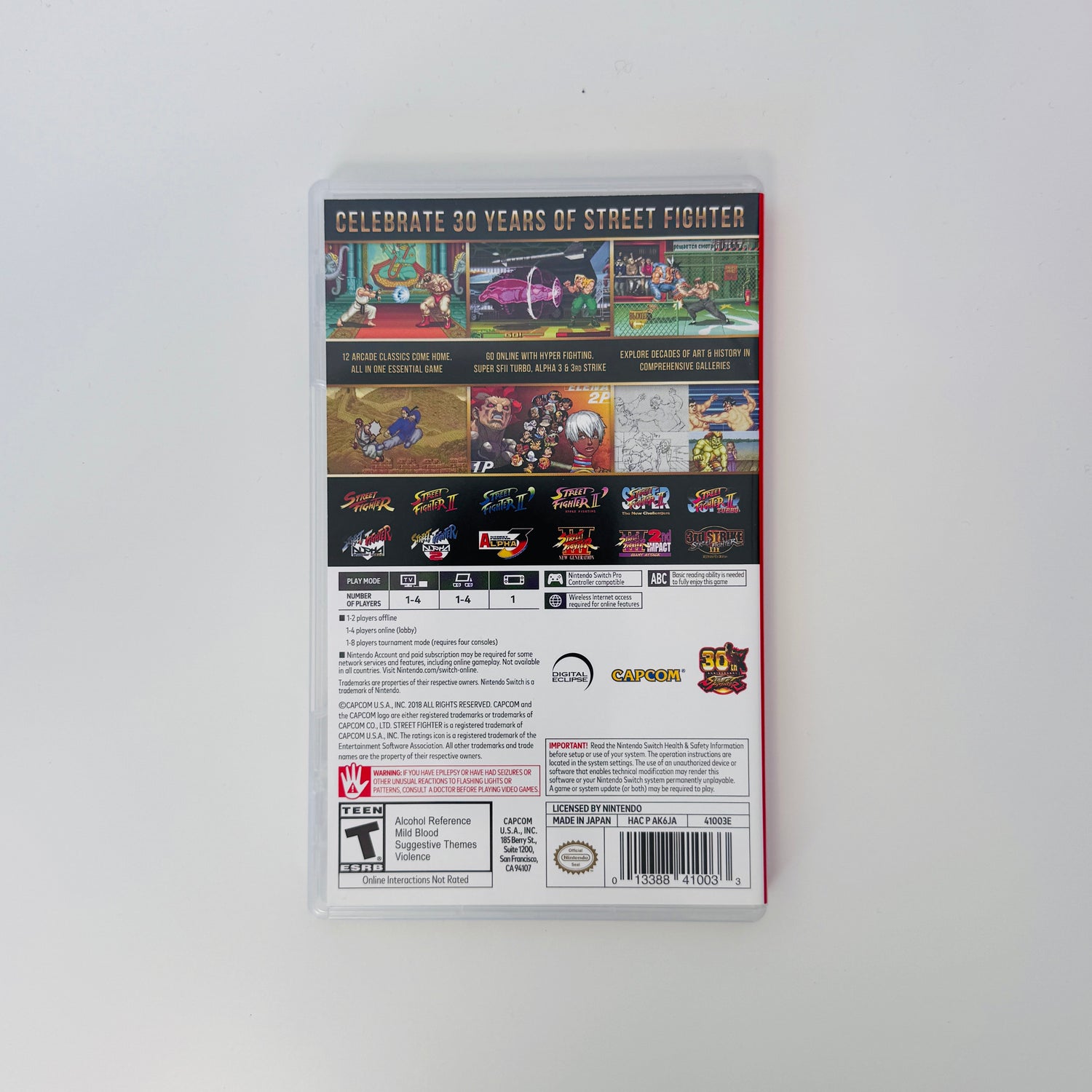Street Fighter 30th Anniversary Collection | Nintendo Switch