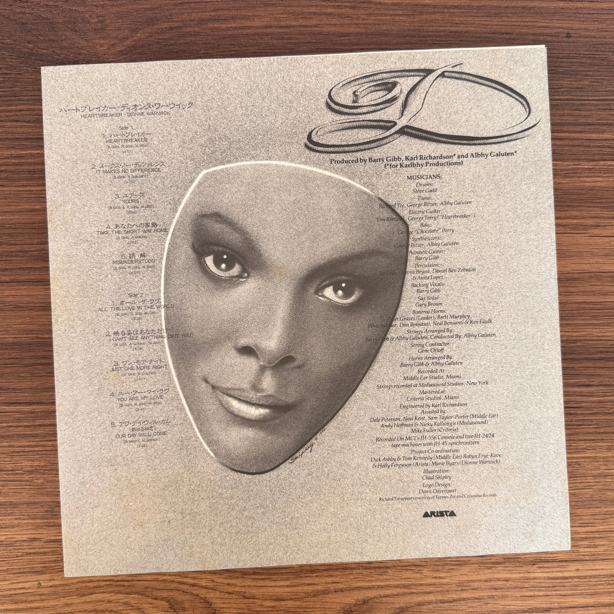 Dionne Warwick – Heartbreaker Japan Vinyl