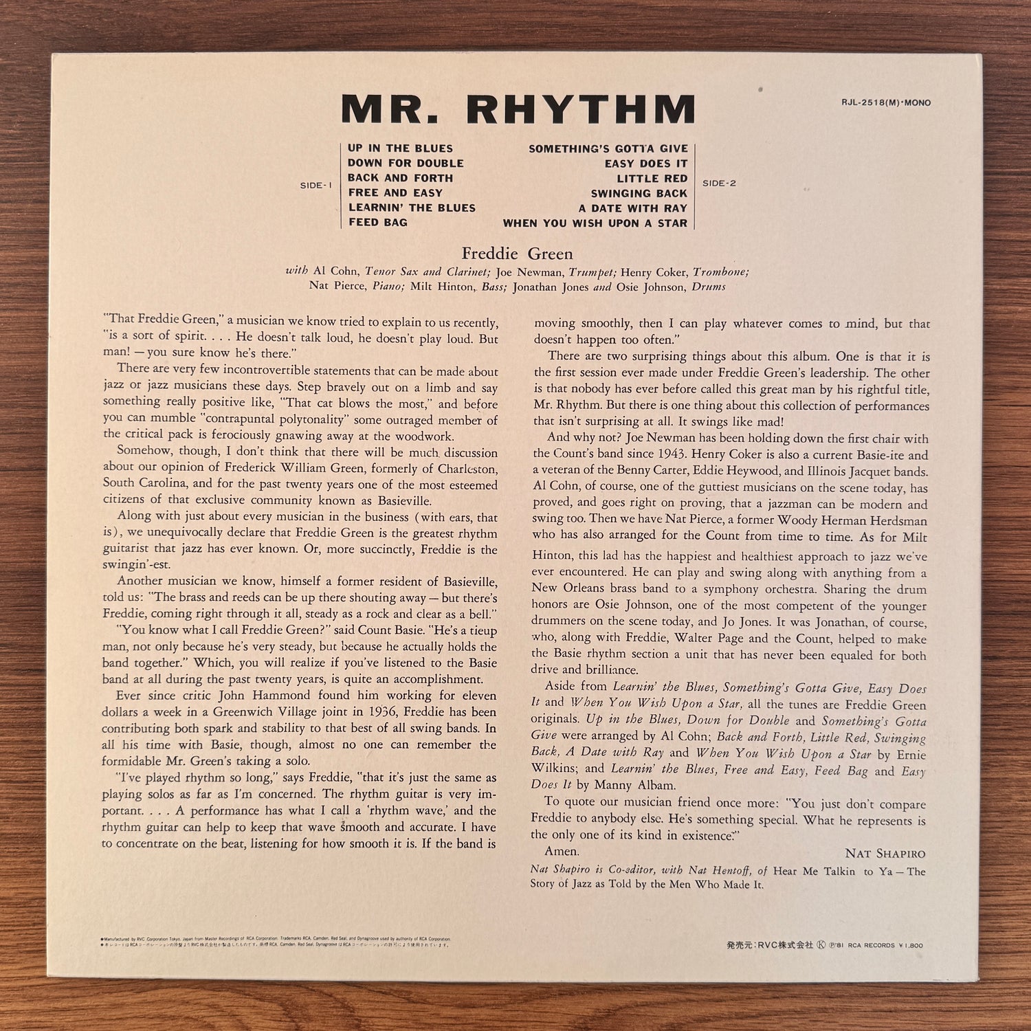 Freddie Green – Mr. Rhythm