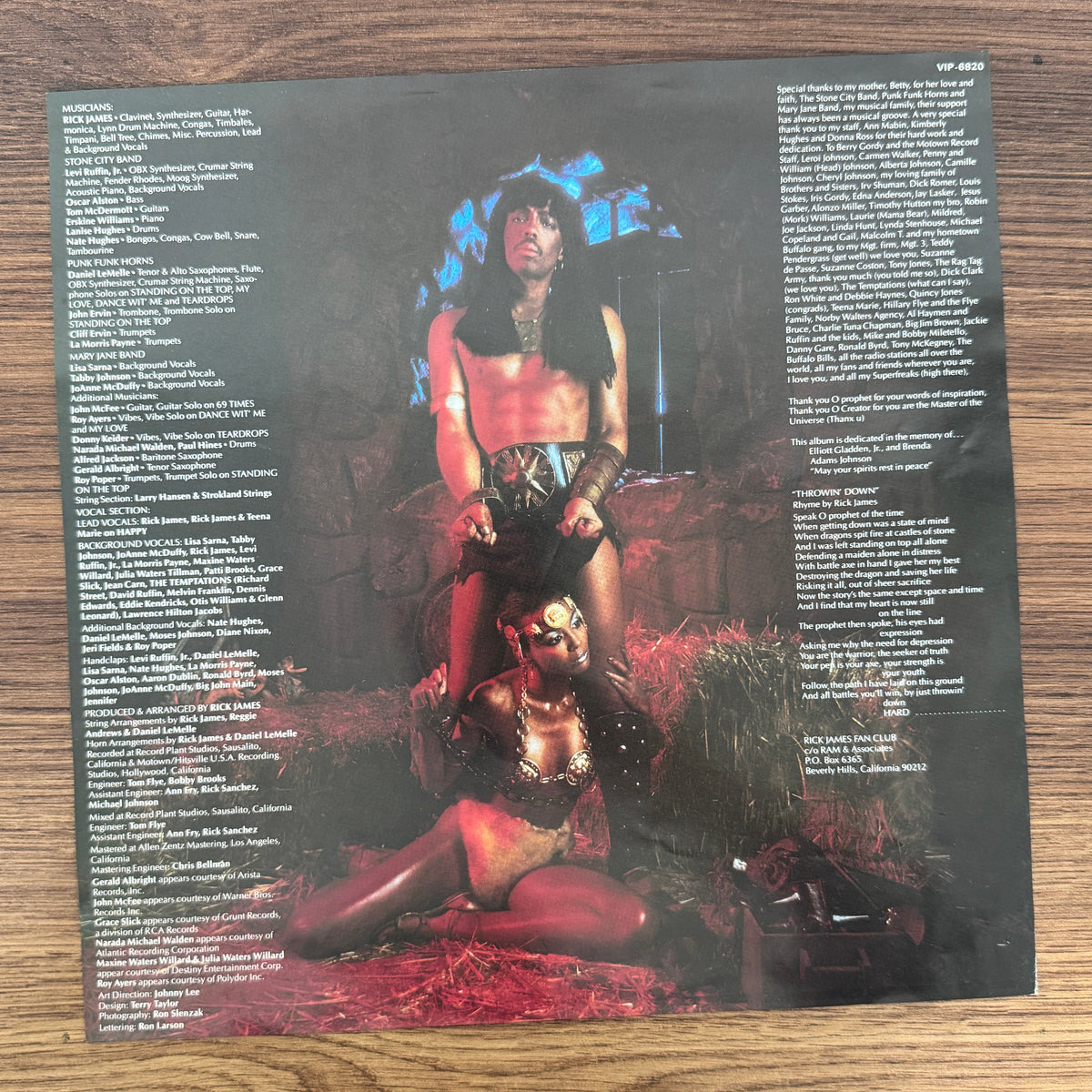 Rick James – Throwin' Down Japan Vinyl