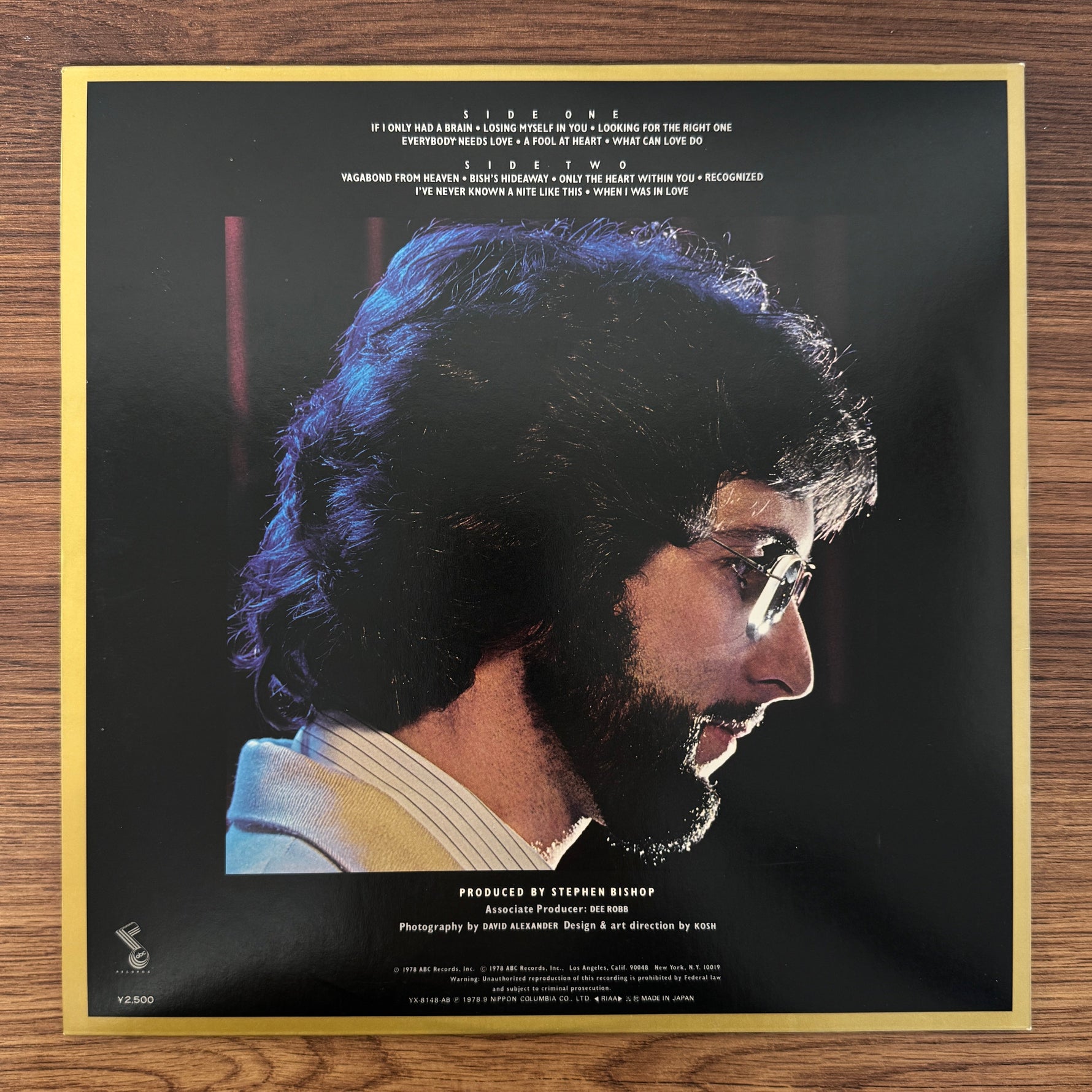 Stephen Bishop – Bish Only Japan Vinyl
