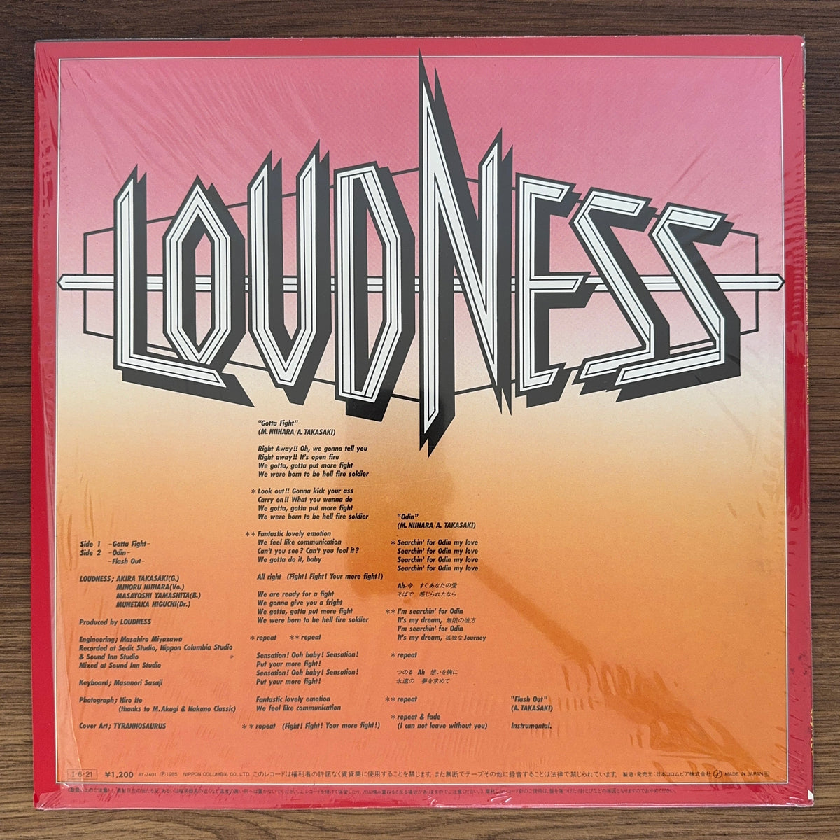 Loudness – Gotta Fight Japan Vinyl