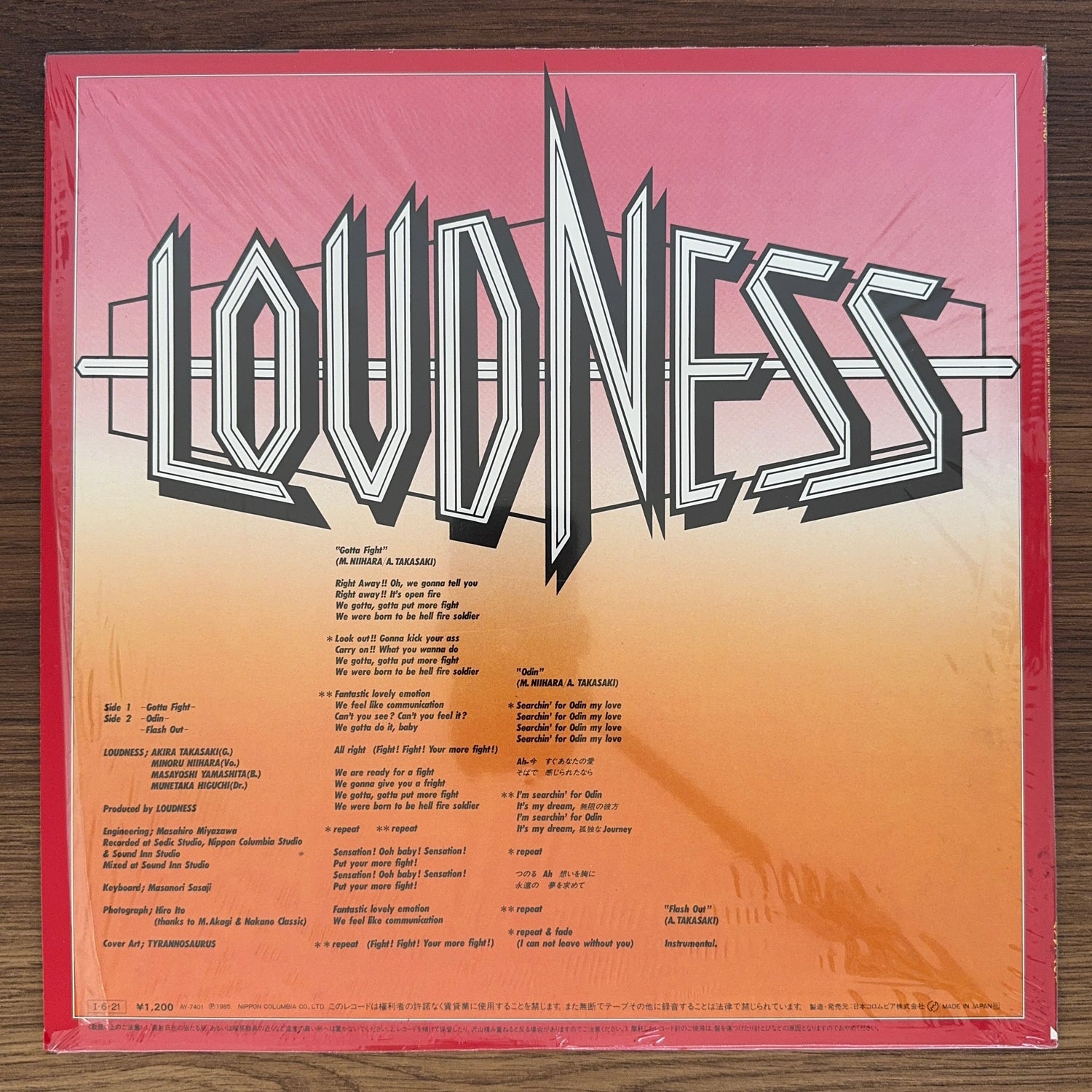 Loudness – Gotta Fight Japan Vinyl