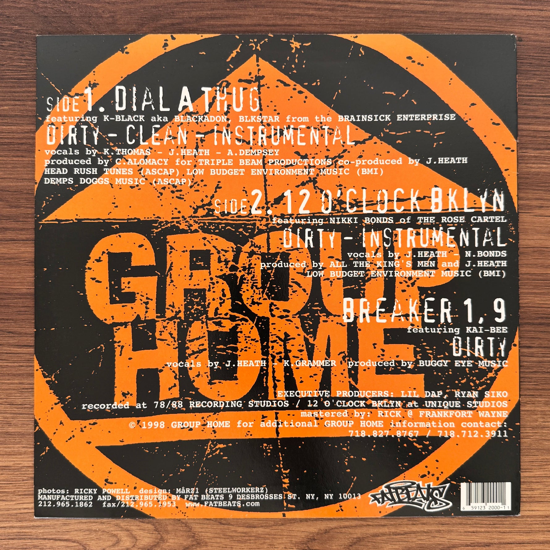 Group Home – Dial A Thug Japan Vinyl