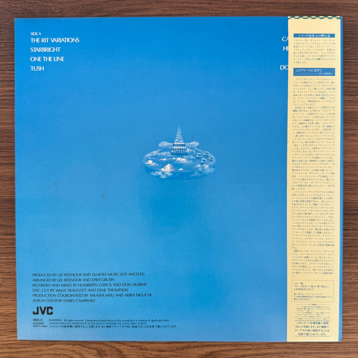 Lee Ritenour – On The Line Japan Vinyl