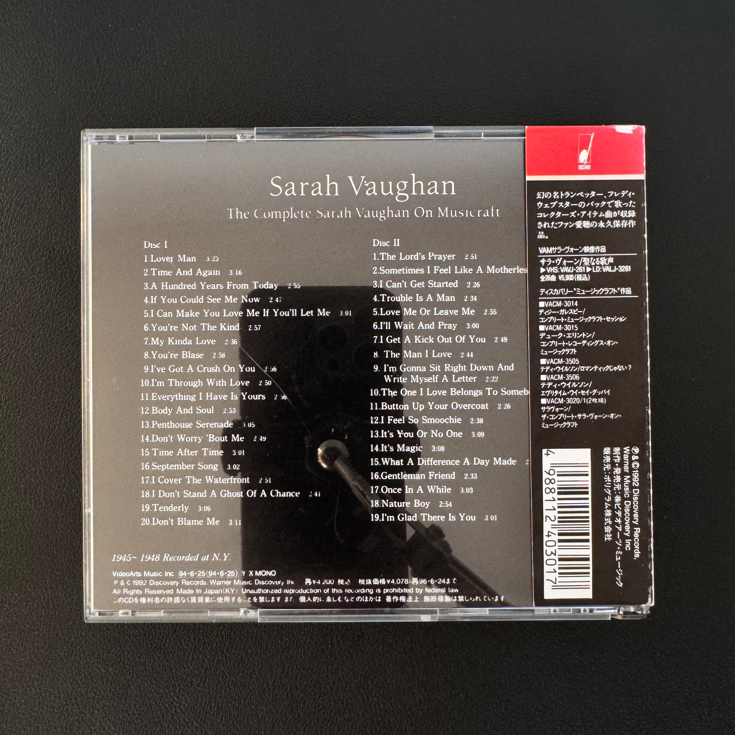 Sarah Vaughan – The Complete Sarah Vaughan On Musicraft CD