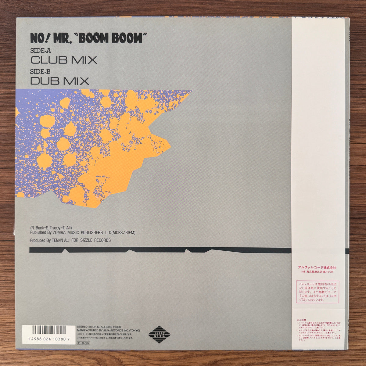 Body Heat – No! Mr. "Boom Boom" Japan Vinyl