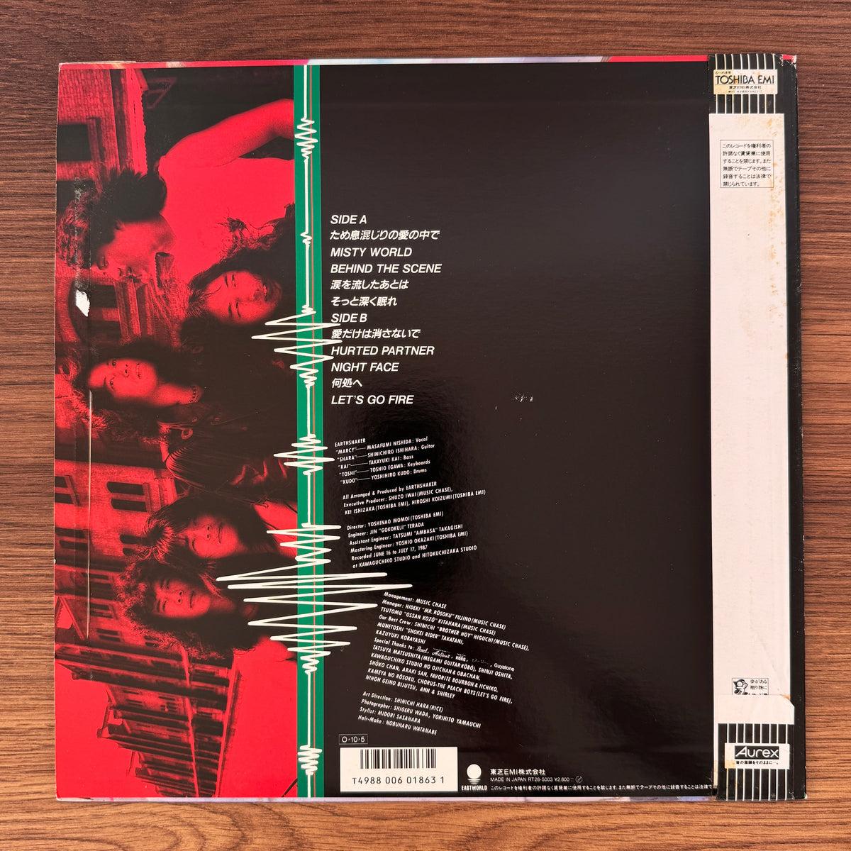 Earthshaker – Aftershock Japan Vinyl