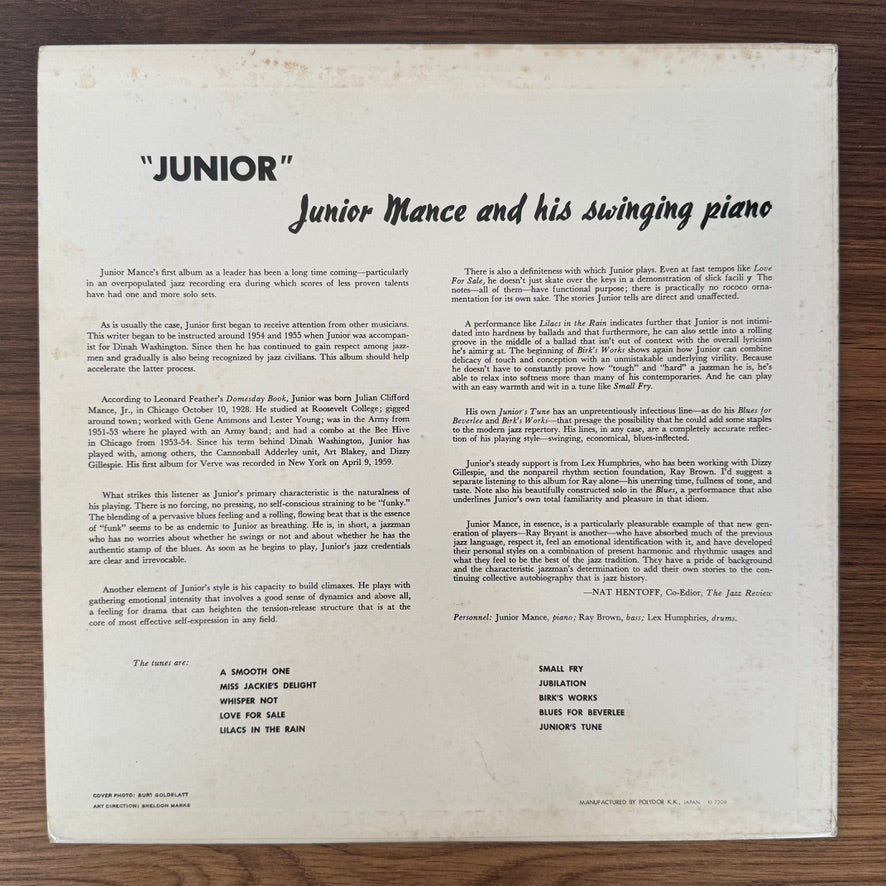 Junior Mance – Junior