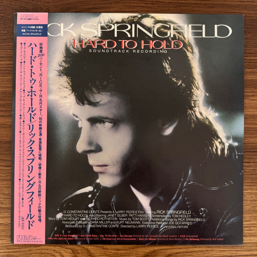Rick Springfield – Hard To Hold - Soundtrack Recording