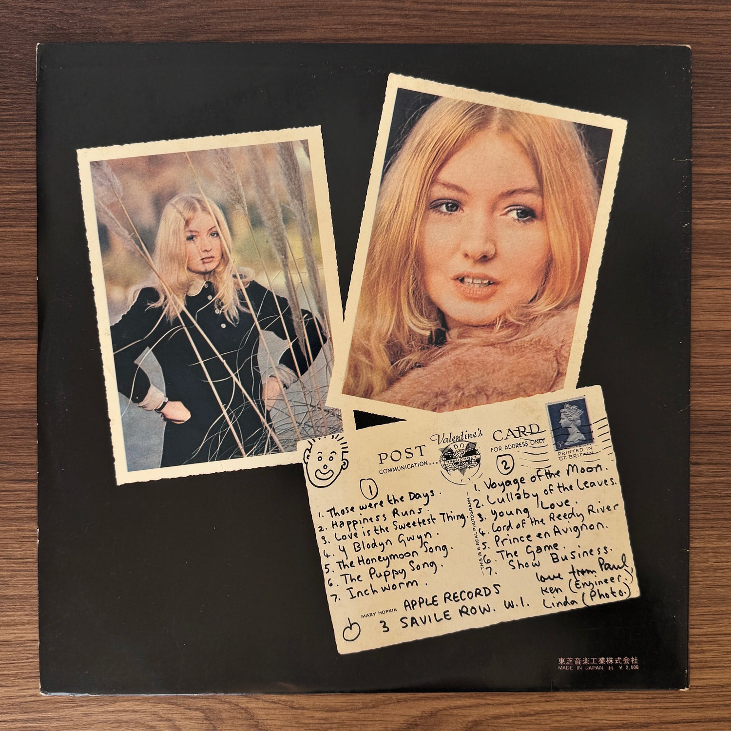 Mary Hopkin – Post Card Japan Vinyl