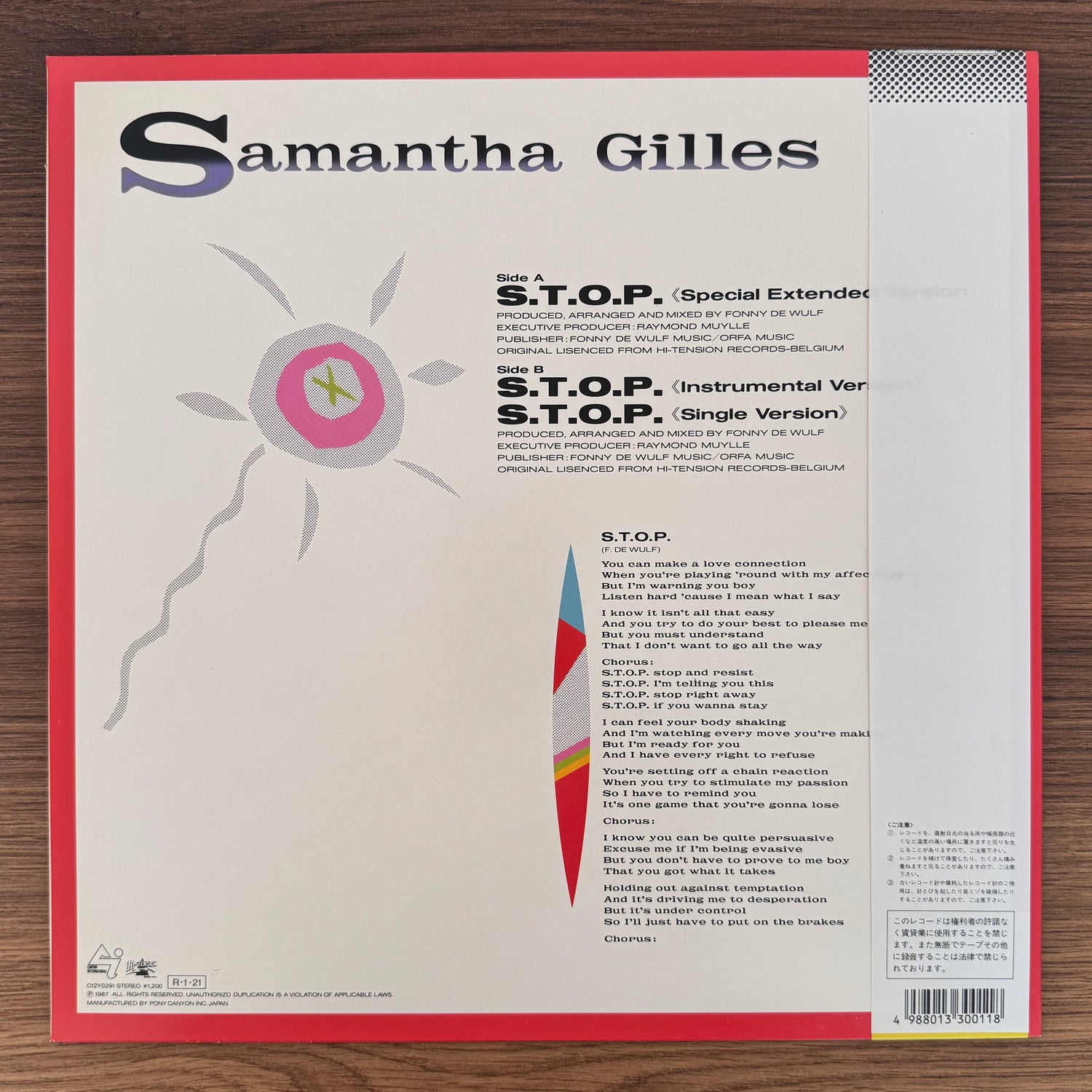 Samantha Gilles – S.T.O.P. Japan Vinyl