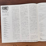 Huey Lewis And The News – Fore! Japan Vinyl