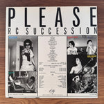RC Succession – Please Japan Vinyl