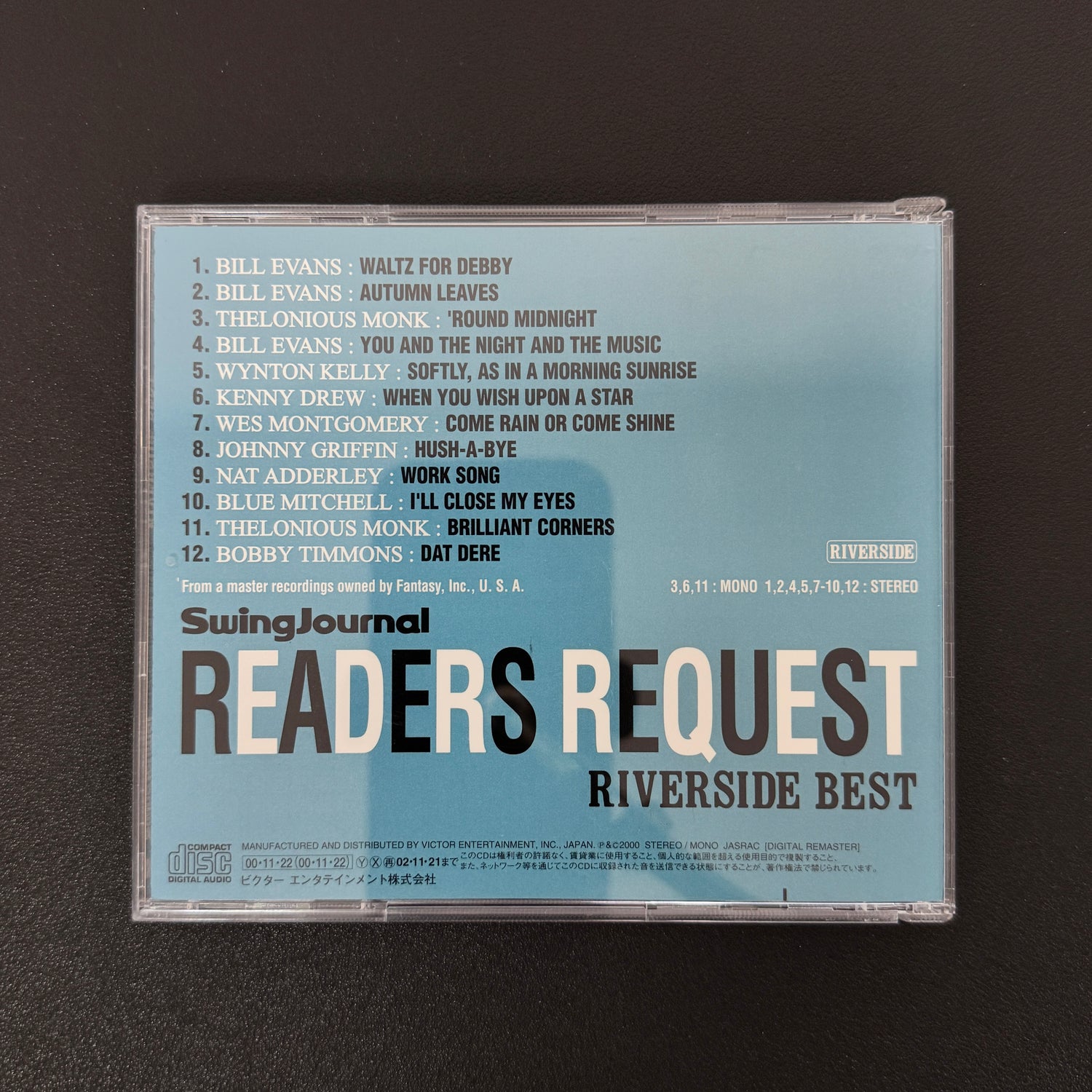 Swing Journal Readers Request Riverside Best CD