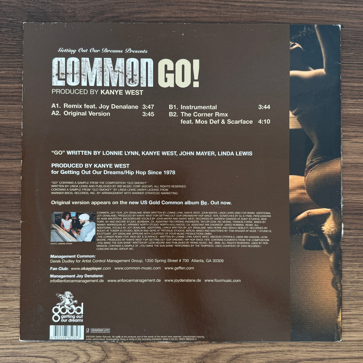 Common Feat. Joy Denalane – Go! (Remix) Japan Vinyl