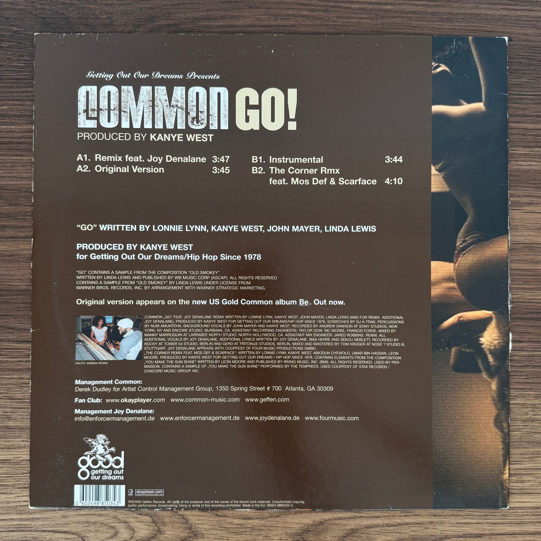 Common Feat. Joy Denalane – Go! (Remix) Japan Vinyl
