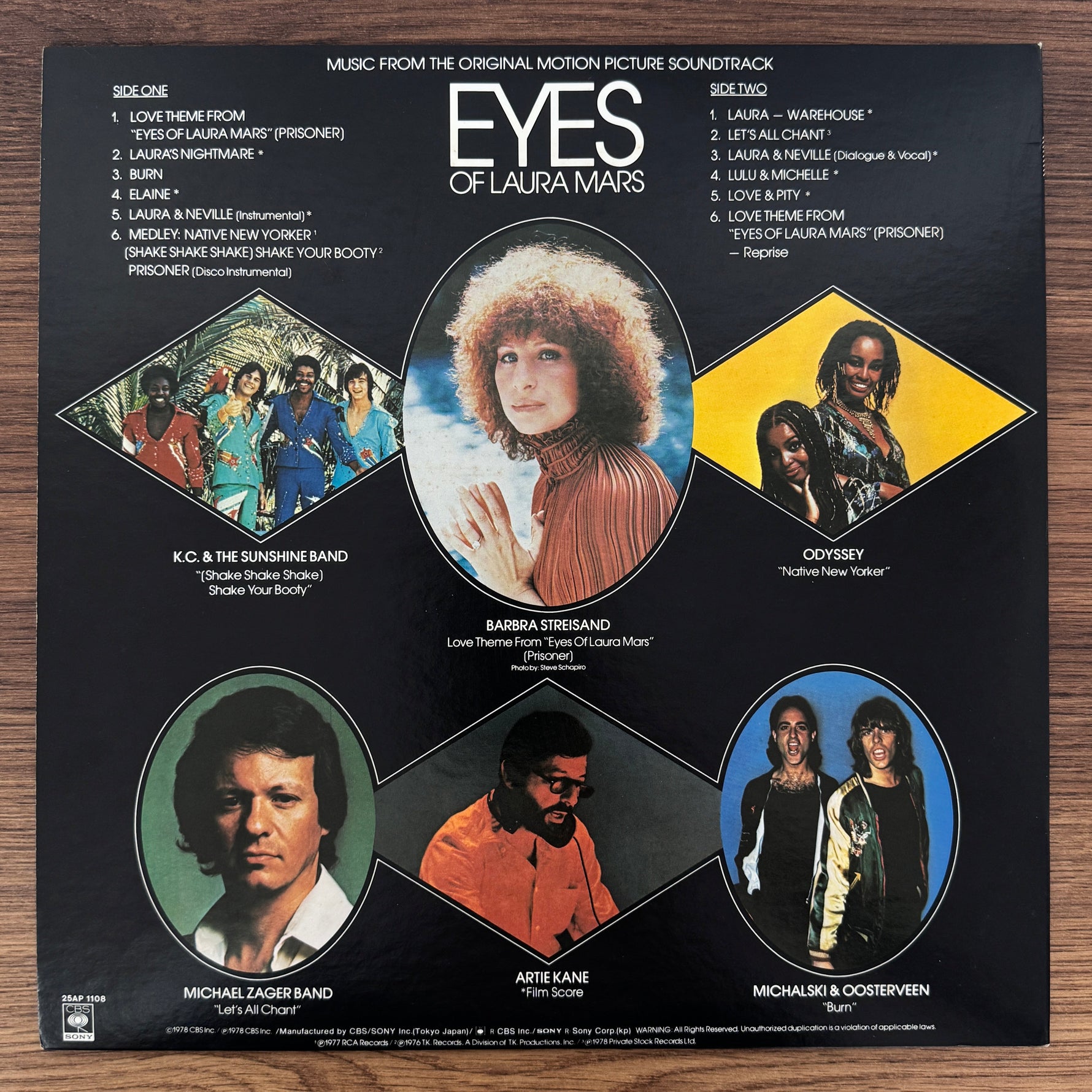 Eyes Of Laura Mars Original Soundtrack Japan Vinyl