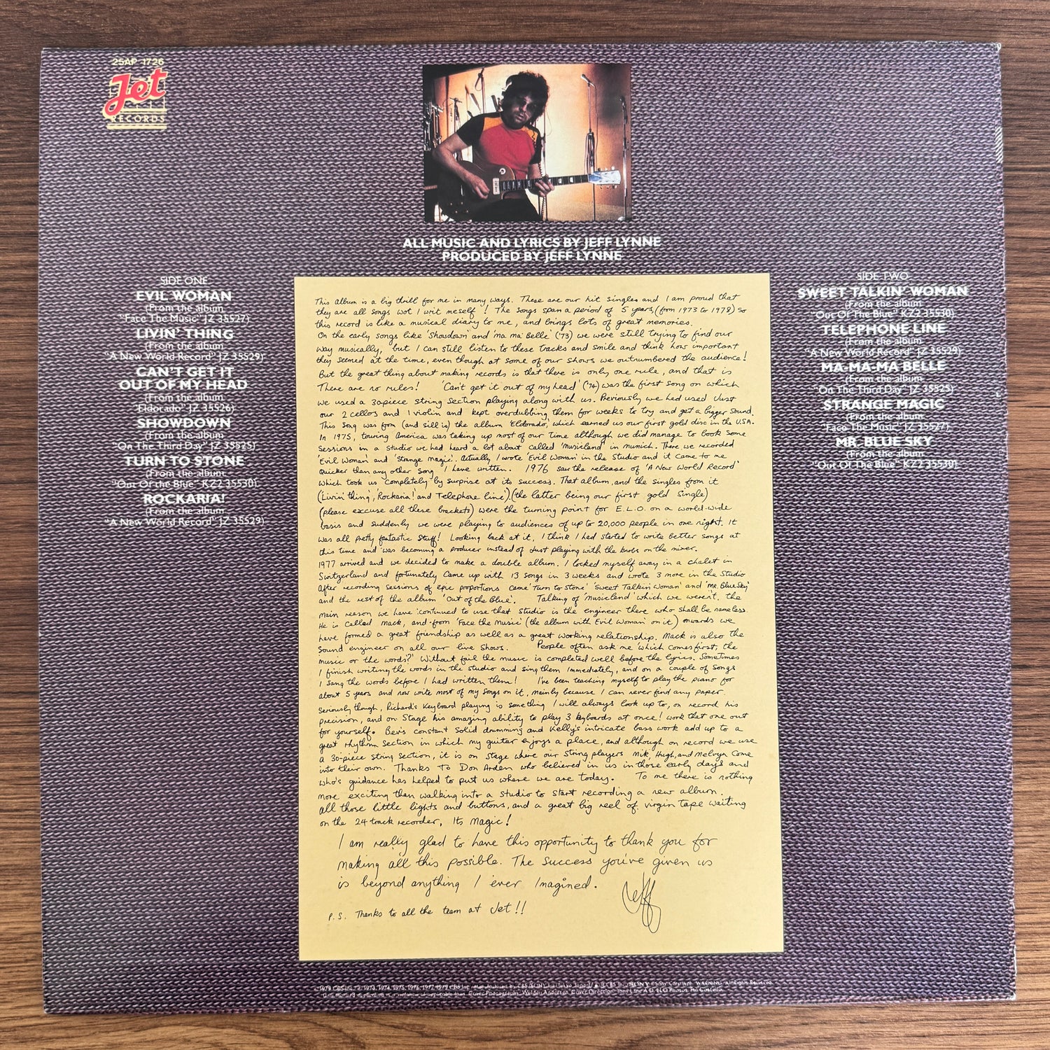 Electric Light Orchestra – ELO's Greatest Hits Japan Vinyl