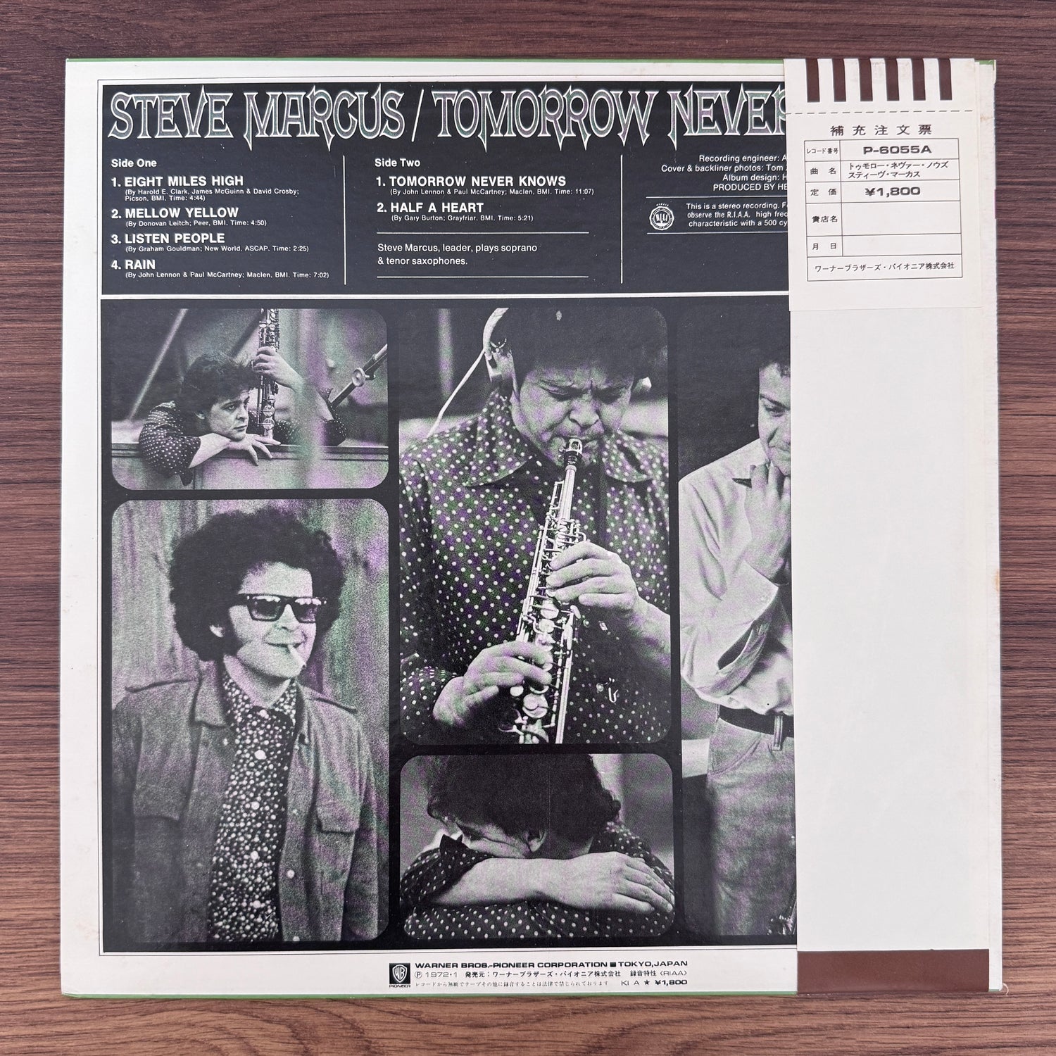 Steve Marcus – Tomorrow Never Knows