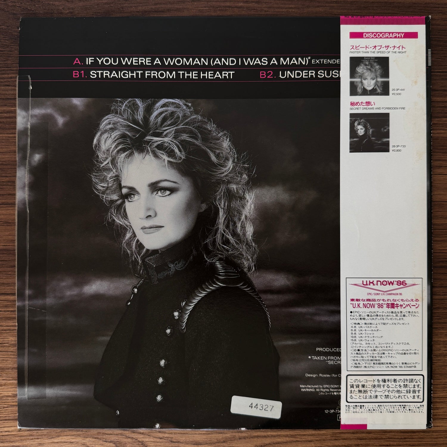 Bonnie Tyler – If You Were A Woman (And I Was A Man) Japan Vinyl