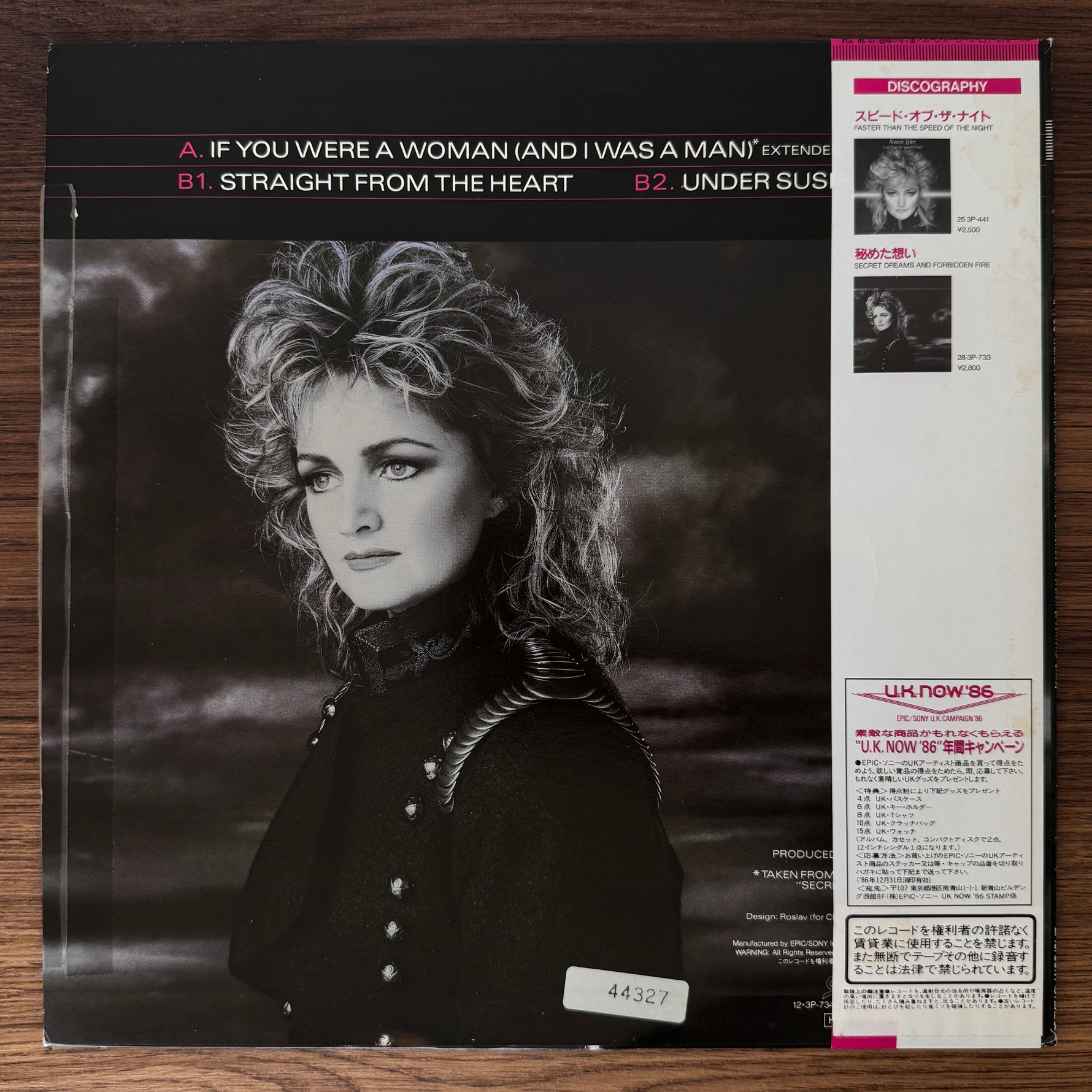 Bonnie Tyler – If You Were A Woman (And I Was A Man) Japan Vinyl