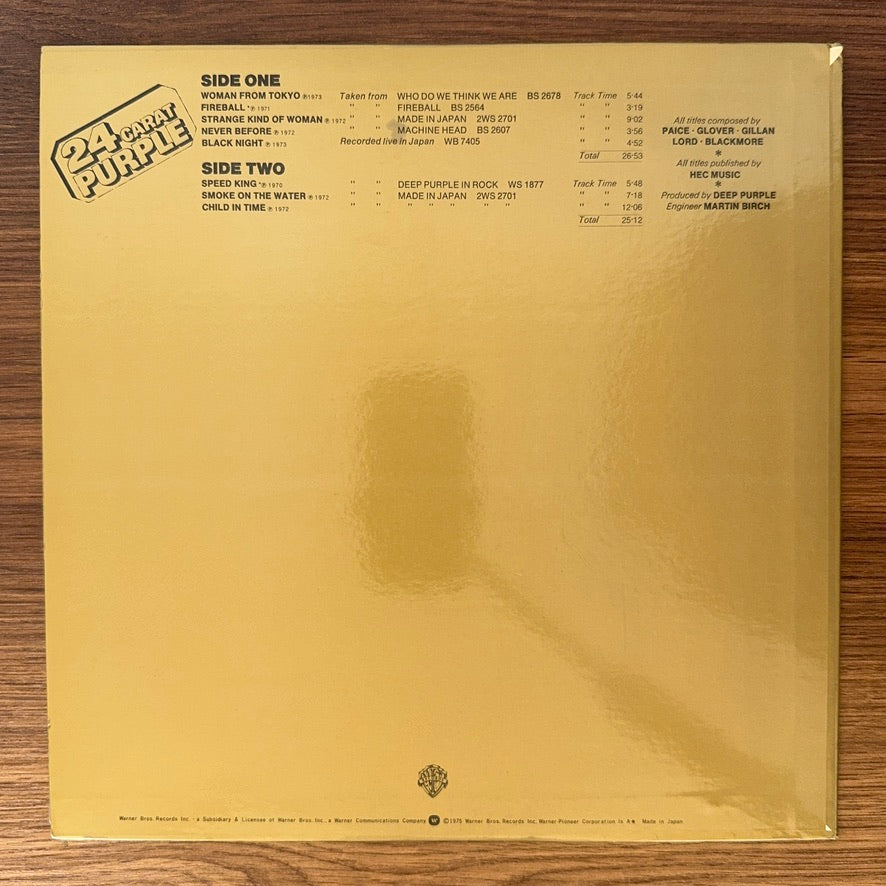 Deep Purple – 24 Carat Purple