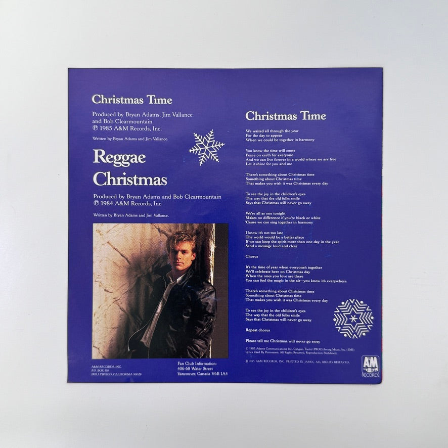 Bryan Adams – Christmas Time / Reggae Christmas
