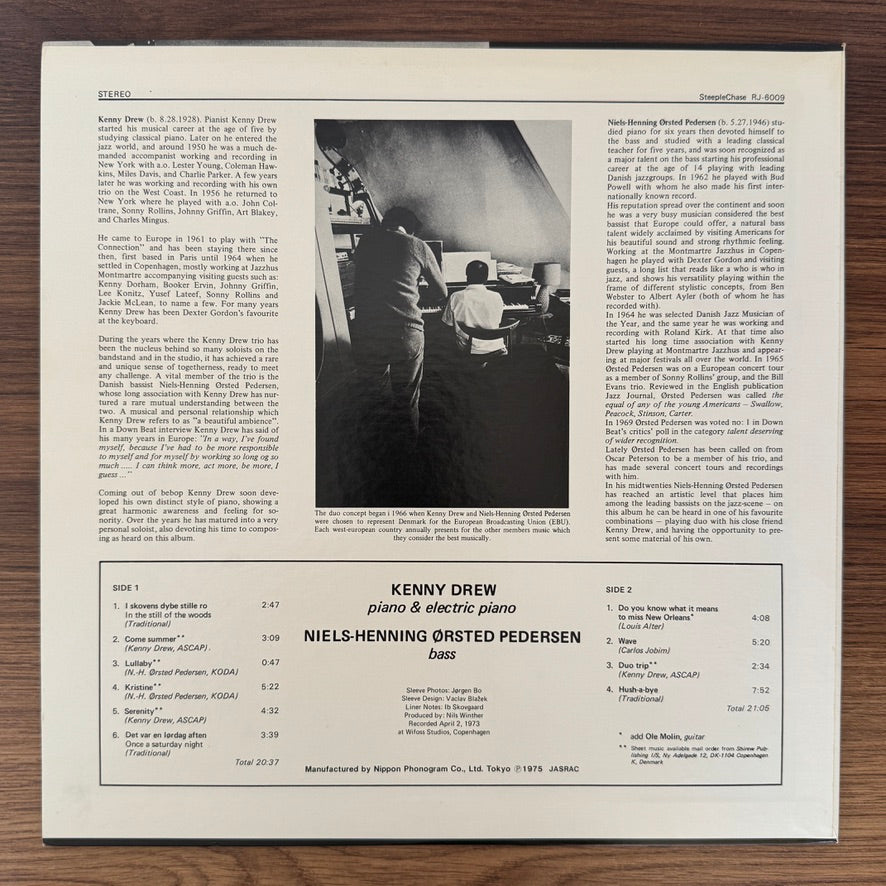 Kenny Drew & Niels-Henning Orsted Pedersen – Duo