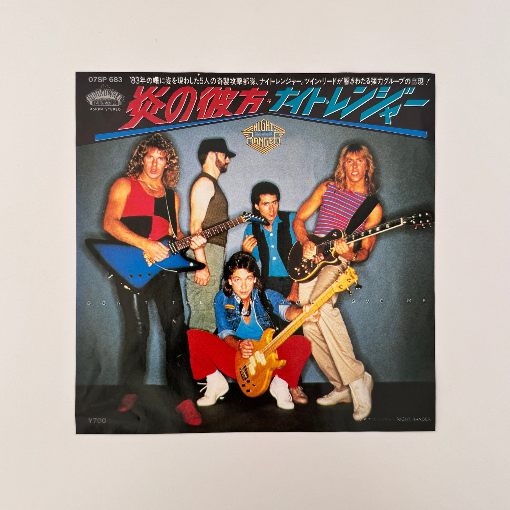 Night Ranger – Don't Tell Me You Love Me / Night Ranger Japan Vinyl