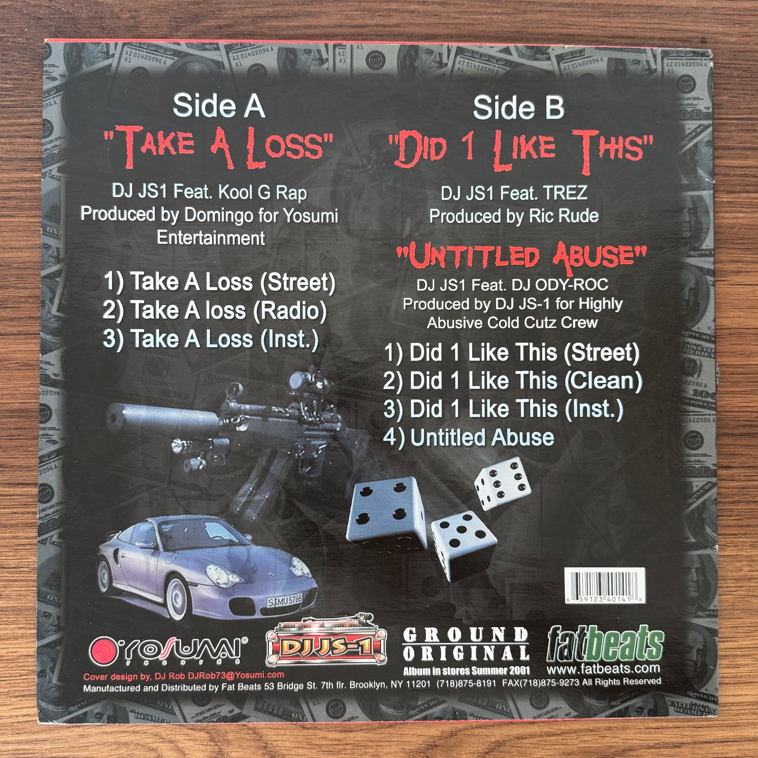 DJ JS1 Featuring Kool G Rap – Take A Loss