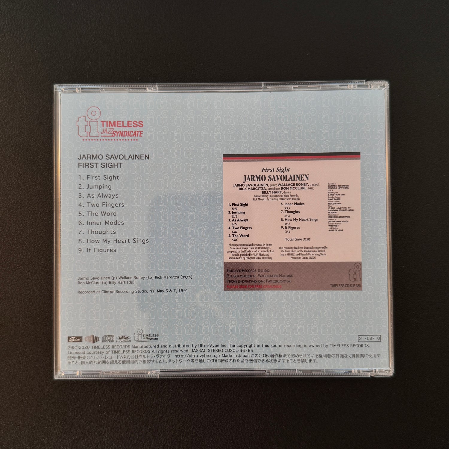 Jarmo Savolainen – First Sight CD