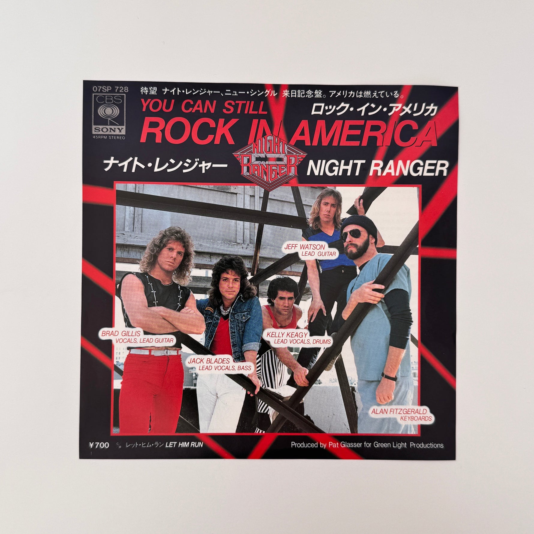 Night Ranger – (You Can Still) Rock In America / Let Him Run Japan Vinyl