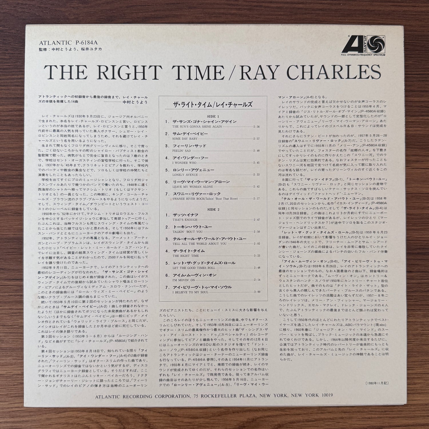 Ray Charles – The Right Time