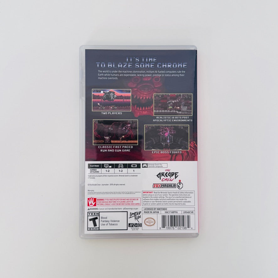 Blazing Chrome [Limited Run] | Nintendo Switch