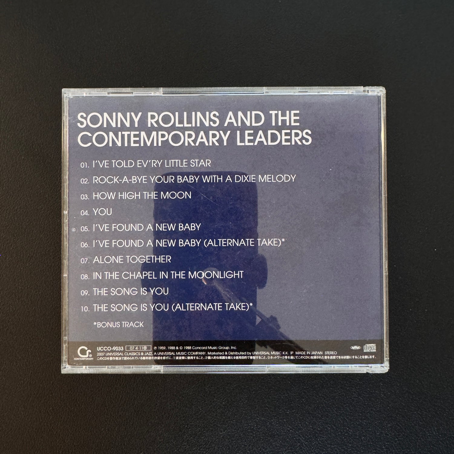 Sonny Rollins – Sonny Rollins And The Contemporary Leaders CD