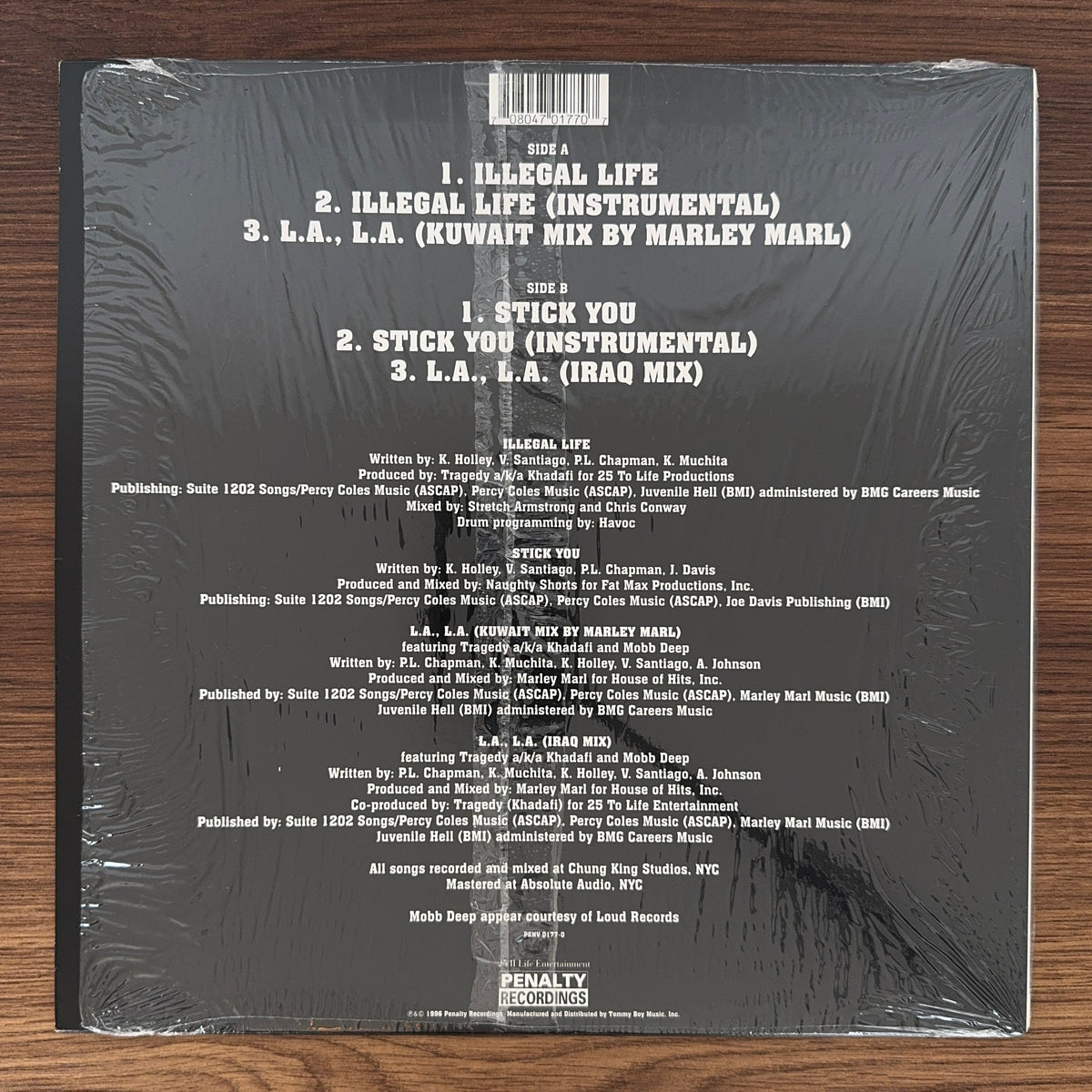 Capone -N- Noreaga – Illegal Life / Stick You Japan Vinyl