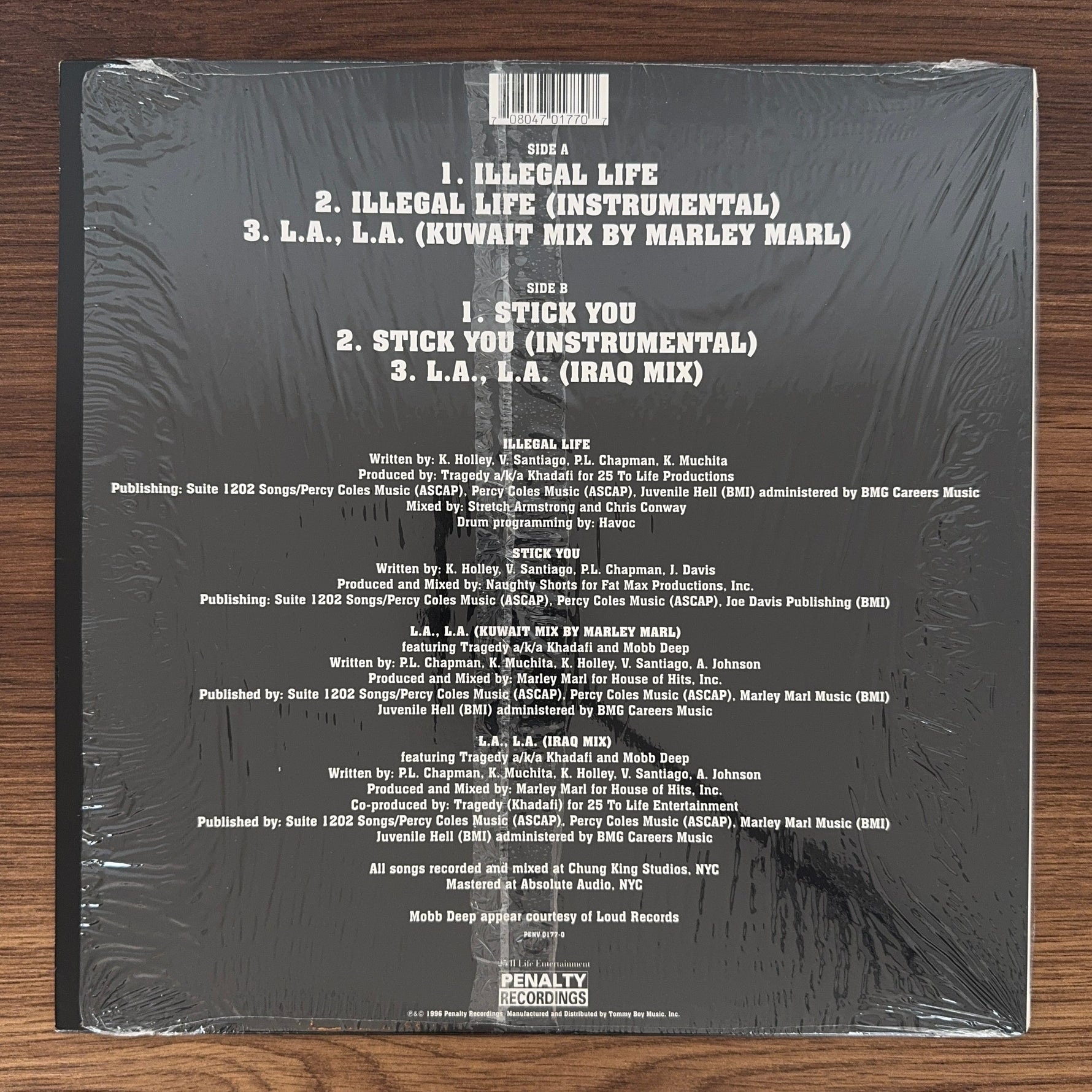 Capone -N- Noreaga – Illegal Life / Stick You Japan Vinyl
